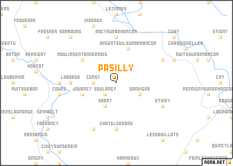 map of Pasilly