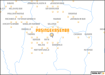 map of Pasinge Kasemba