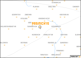 map of Pasinichʼye