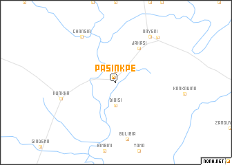 map of Pasinkpe
