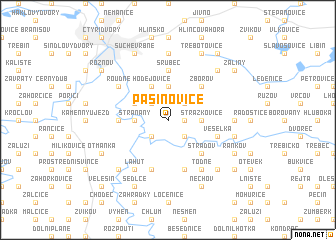 map of Pašinovice