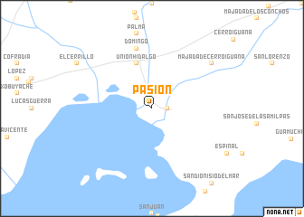 map of Pasión