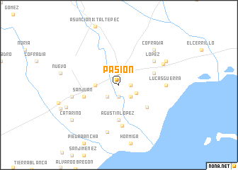 map of Pasión