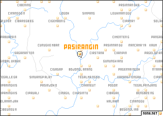 map of Pasirangin