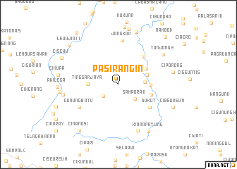 map of Pasirangin