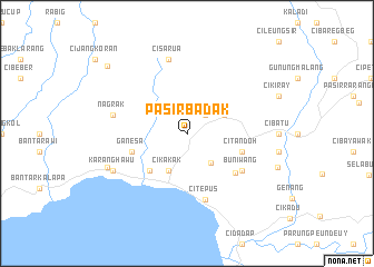 map of Pasirbadak