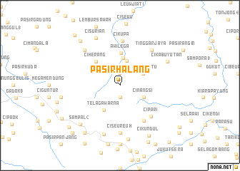 map of Pasirhalang