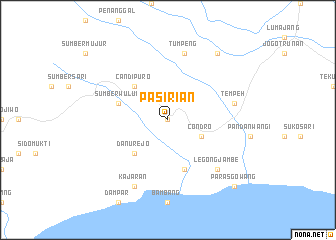 map of Pasirian