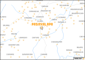 map of Pasirkalapa