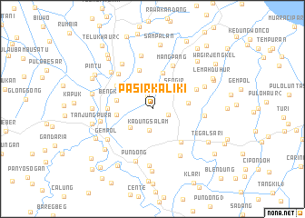 map of Pasirkaliki