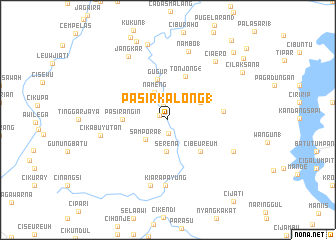 map of Pasirkalong 1