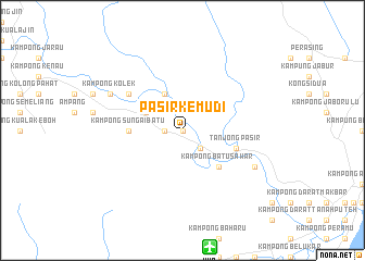 map of Pasir Kemudi