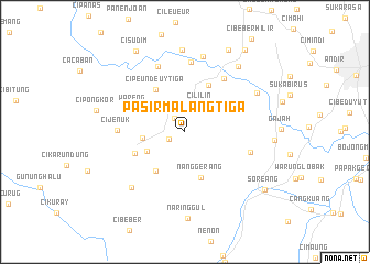 map of Pasirmalang Tiga