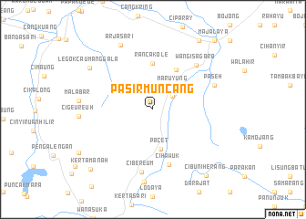 map of Pasirmuncang