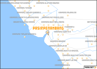 map of Pasir Penambang