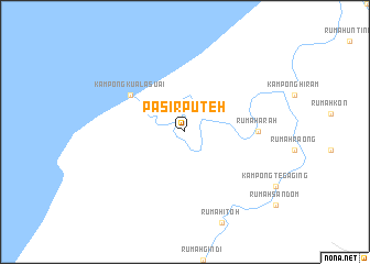 map of Pasir Puteh