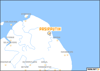 map of Pasirputih