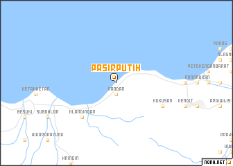 map of Pasirputih