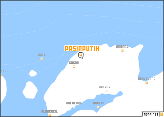 map of Pasirputih
