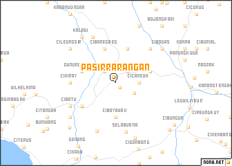 map of Pasirrarangan