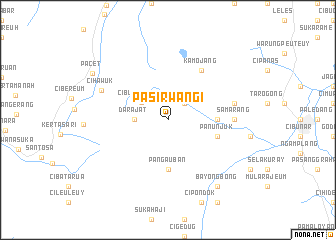 map of Pasirwangi