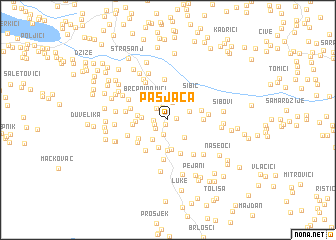 map of Pasjača