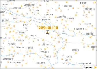 map of Paskalica