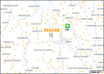 map of Pāskīāb