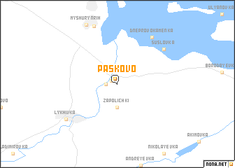 map of Pasʼkovo