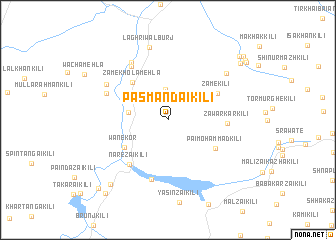 map of Pasmandai Kili