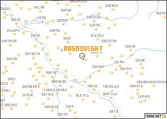 map of Pasnovisht