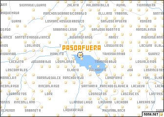 map of Paso Afuera