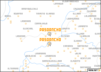 map of Paso Ancho