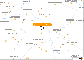 map of Paso Ancho
