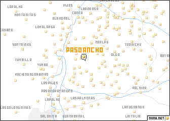 map of Paso Ancho