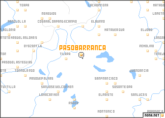 map of Paso Barranca