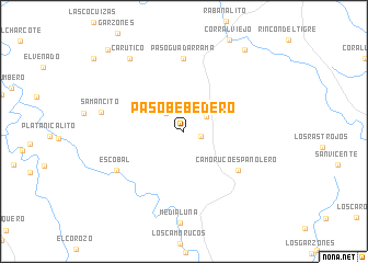 map of Paso Bebedero