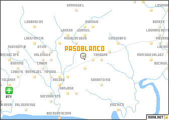 map of Paso Blanco