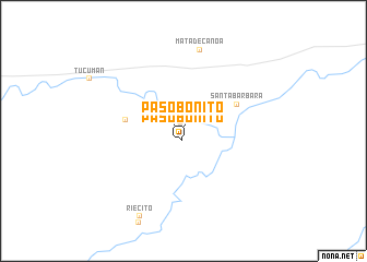 map of Paso Bonito