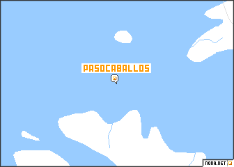 map of Paso Caballos