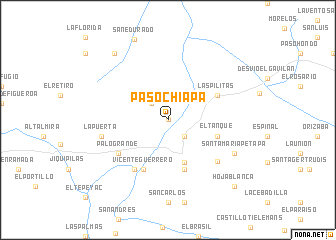 map of Paso Chiapa