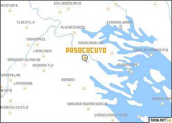 map of Paso Cocuyo