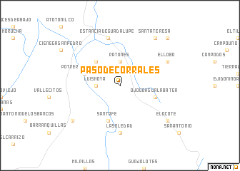 map of Paso de Corrales