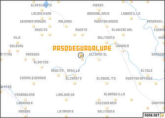 map of Paso de Guadalupe