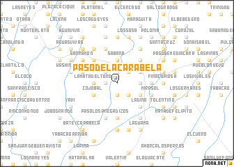 map of Paso de la Carabela