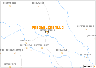 map of Paso del Caballo