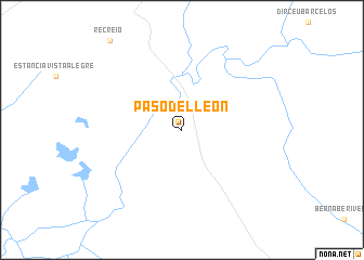 map of Paso del León