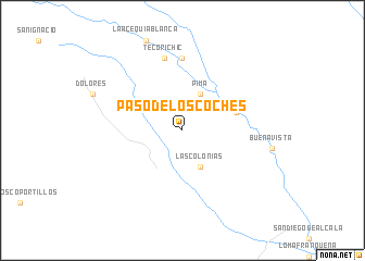 map of Paso de los Coches