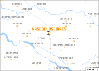 map of Paso de Los Güires