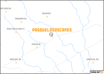 map of Paso de los Oscares